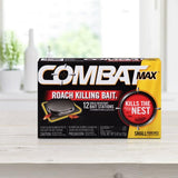 Combat Max Roach Killing Bait, Small Roach Bait Station, 12 Count (Pack of 12)
