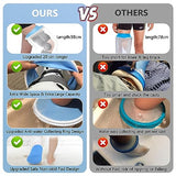 YUNCHI Upgraded Extra Wide Full Leg Cast Cover for Shower after Knee Surgeries with Non-Slip Bottom for Leg Wounds, Bandage, Large Cast, Knee Immobilizer/Brace, Walking Boots, Reusable
