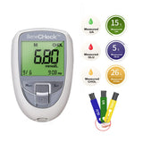 Hnxxyisite 3 in 1 Household Cholesterol Meter Home Cholesterol Test Meter kit Cholesterol Monitor kit Test CHOL GLU UA