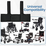 Wheelchair Seatbelt with Pocket Anti Fall Wheelchair Harness Wheelchair Accessories for Adults Adjustable Strap for Patient, Elderly & Disabled