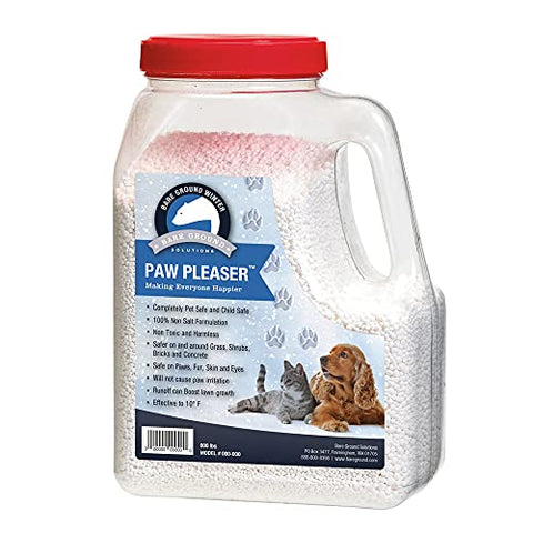 Bare Ground Winter Bare Ground Solutions PP-9 Paw Pleaser No Salt Non-Toxic Pet Safe Granular Deicer, 9lb Shaker Jug