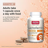 Jarrow Formulas Lactoferrin 250 mg - Immune-Supporting Glycoprotein - For Healthy Immune System Support & Iron Absorption - Freeze Dried - Gluten Free - Non-GMO - 30 Capsules (Servings)