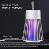 Qremove Bug Zapper,Electric Mosquito Zapper Portable Camp Mosquito Killer Rechargeable Indoor Bug Zapper Outdoor Mosquitoes Light with Hanging Loop,USB LED Purple Light Trap Backyard Camping Using