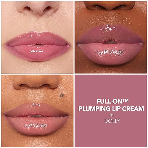 Buxom Full-On Plumping Lip Cream - Lip Plumper Gloss - Enhancing Tinted Lip Plumper – Moisturizing Lip Gloss with Peptides and Vitamin E, Cruelty Free