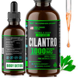HERBIFY Organic Cilantro Tincture - Herbal Cilantro Supplement for Detox - Rich Source of Antioxidants - Supports Heart and Body Cleanse - Made in USA - Cilantro Extract Organic 4 Fl Oz