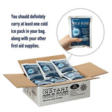 General Medi Instant Ice Cold Pack (4”x 5.5”) – 25 Packs Disposable Cold Therapy Ice Packs for Pain Relief, Swelling, Inflammation, Sprains, Toothache – for Athletes & Outdoor Activities