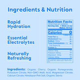 Nectar Hydration Packets - Electrolytes Powder Packets - No Sugar or Calories - Organic Fruit Liquid Daily IV Hydrate Packets for Hangover & Dehydration Relief and Rehydration (Cherry Pom 30 Pack)