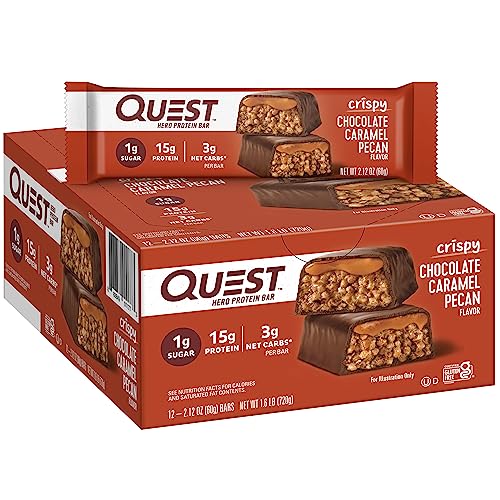 Quest Nutrition Chocolate Caramel Pecan, 12 Count