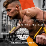 Muscle Feast Grass-Fed Whey Isolate Protein_Supplement_Powder, All Natural Hormone Free Pasture Raised, Unflavoured, (37 Servings), 2lb