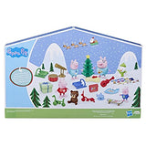 Peppa Pig Peppa’s Kids Advent Calendar, Contains 24 Surprise Toys, 4 Holiday Peppa Pig Family Figures; Ages 3 and Up