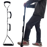 Fanwer 35-44 Inch Long Leg Lifter Strap - Multi-Loop Adjustable, Padded Handgrips & Soft Foot Pad, Hip & Knee Replacement Surgery, Rigid Foot Loop & Hand Grip, Mobility Aids for Wheelchair, Car, Bed