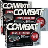 Combat Roach Killing Bait Variety Pack, 20 Assorted Roach Bait Stations for Large and Small Roaches, Kills The Nest, Child and Pet Resistant