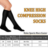 FuelMeFoot 3 Pack Copper Compression Socks - Compression Socks Women & Men Circulation - Best for Medical,Running,Athletic