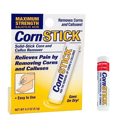 CornStick Maximum Strength Salicylic Acid Solid-Stick Corn and Callus Remover 0.2 Oz