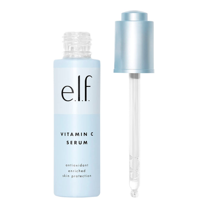 e.l.f. Cosmetics Beauty Shield Vitamin C Pollution Prevention Serum, White, 0.95 Fl Oz (Pack of 1)