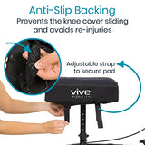 Vive Mobility Knee Scooter Pad Cover - Accessories Cushion Cover for Comfort (Memory Foam) - for Broken Leg Crutch Cart Roller, Injuries, Surgery, Broken Foot, Ankle Injury, Replacement, Universal