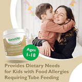 NanoVM t/f, Dietary Supplement for Tube Feeding, Allergen-Free Kids Multivitamin, Flavorless Vitamin Powder with 14 Vitamins & 13 Minerals, Low-Carb Kids Vitamins, 275g - Solace Nutrition