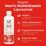 MaryRuth Organics Vitamin for Men, Sugar Free, Multivitamin Liquid, Immune Support and Overall Wellness Supplement, Vegan, Non-GMO, 15.22 Fl Oz, Pack of 1