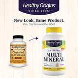 Healthy Origins Chelated Multi Mineral - Chelated Trace Minerals Supplement with Selenium, Iodine, Magnesium & More - Gluten-Free Supplement with Albion Minerals - 240 Veggie Capsules