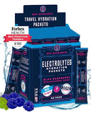 KEY NUTRIENTS Electrolytes Powder Packets - Delicious Blue Raspberry 40 Pack Hydration Packets - Travel Hydration Powder - No Sugar, No Calories, Gluten Free - Made in USA