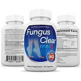 Justified Laboratories (3 Pack) Fungus Clear Max Pills 40 Billion CFU Probiotic 180 Capsules