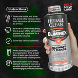 Herbal Clean - Ultra Eliminex, Premium 1 Step Ultimate Cleanse, Same-Day Detox, (Straw-Mango, 32 fl oz)