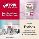 Jarrow Formulas Fem-Dophilus Probiotics 1 Billion CFU With 2 Clinically Effective Strains, Dietary Supplement for Vaginal and Urinary Tract Support, 60 Veggie Capsules, 60 Day Supply