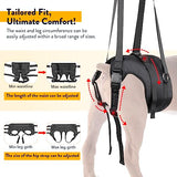 PZRLit Dog Lift Harness - Adjustable Sling Support for Large Dogs Hind Legs, Mobility Aid for Elderly Dogs - Hip & Back Leg Joint Injury Assistant Vest - Help Senior Disabled for Walking,Large,Black