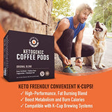 Rapid Fire High Performance Keto Coffee Pods, Supports Energy and Metabolism, Weight Loss, Ketogenic Diet 16 Single Serve K-Cup Pods, (Packaging May Vary)