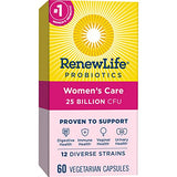 Renew Life Women's Probiotic Capsules, Supports Vaginal, Urinary, Digestive and Immune Health, L. Rhamnosus GG, Dairy, Soy and gluten-free, 25 Billion CFU, 60 Count