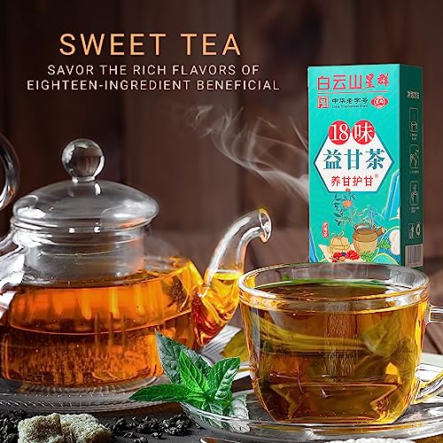 18 Flavors Liver Care Tea, Liver Detox Tea, Daily Liver Nourishing Tea 18 Different Herbs, Liver Tea, Herbal Tea for Liver, Enhance Your Well-Being with Exquisite Chinese Tea