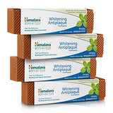 Himalaya Botanique Complete Care Whitening Toothpaste, Simply Peppermint, Fluoride Free for a Clean Mouth, Whiter Teeth and Fresh Breath, 5.29 oz, 4 Pack