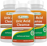 Best Naturals Uric Acid Cleanse Vitamins for Men and Women - 90 Veggie Capsules (90 Count (Pack of 3))