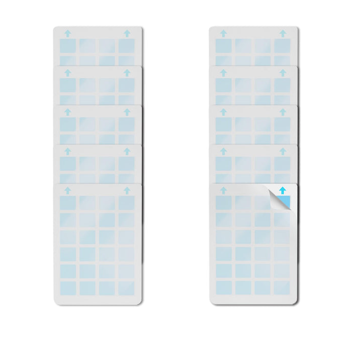 Carmelie Refills Glue Boards for Indoor Fly Trap, Flying Insect Trap, Insect Catcher, Fruit Fly Traps for Indoors, for Gnat, Fruit Files, Bugs, Mosquitoes Killer, Pack of 10