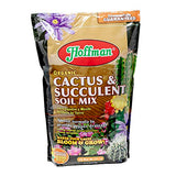 Hoffman 10410 Organic Cactus and Succulent Soil Mix, 10 Quarts, 2 Pack