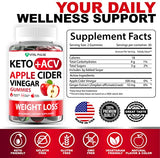 Keto ACV Gummies Advanced Weight Loss - ACV Keto Gummies for Weight Loss - Keto Gummy Supplement for Women and Men - Apple Cider Vinegar for Cleanse - Detox - Digestion - Product of The USA