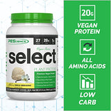 PEScience Select Vegan Plant Based Protein Powder, Vanilla Indulgence, 27 Serving, Premium Pea and Brown Rice Blend
