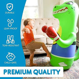 PREFERRED TOYS Bop Bag Inflatable Punching Dinosaur for Kids - Instant Bounce Back Movement and 47" Height