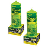 RESCUE Non-Toxic Reusable Yellowjacket Trap and 2 Week Refills, 2 Pack