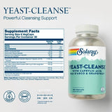 Solaray Yeast-Cleanse -- 180 Vegetarian Capsules