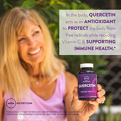 MRM Nutrition Quercetin| Immune + Cardiovascular Health | 500mg per Serving | Made with QU995: World’s purest quercetin™ | Antioxidant Status | 60 Servings