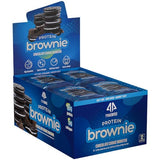 Prime Bites Protein Brownie from Alpha Prime Supplements | 16-17g Protein | 5g Collagen | Delicious Guilt-Free Snack | 12 bars per box (Chocolate Cookie Monster)