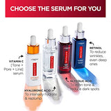 L'Oreal Paris Revitalift 12% Pure Vitamin C Serum, Vitamin E, Salicylic Acid, Brightening 1 oz + Moisturizer Sample