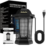 Klahaite Bug Zapper Outdoor Electric, Mosquito Zapper Indoor, Fly Zapper, Fly Trap, Insect Trap for Garden Backyard Patio,3 Prong Plug, Black