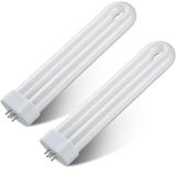 Zapper Light Bug Zapper Replacement Bulbs Insect Attracting Lamp FUL15W BL U Shaped Twin Tube Fluorescent UV Lamp 7.56 x 1.80 x 0.93 inch (White, 2)