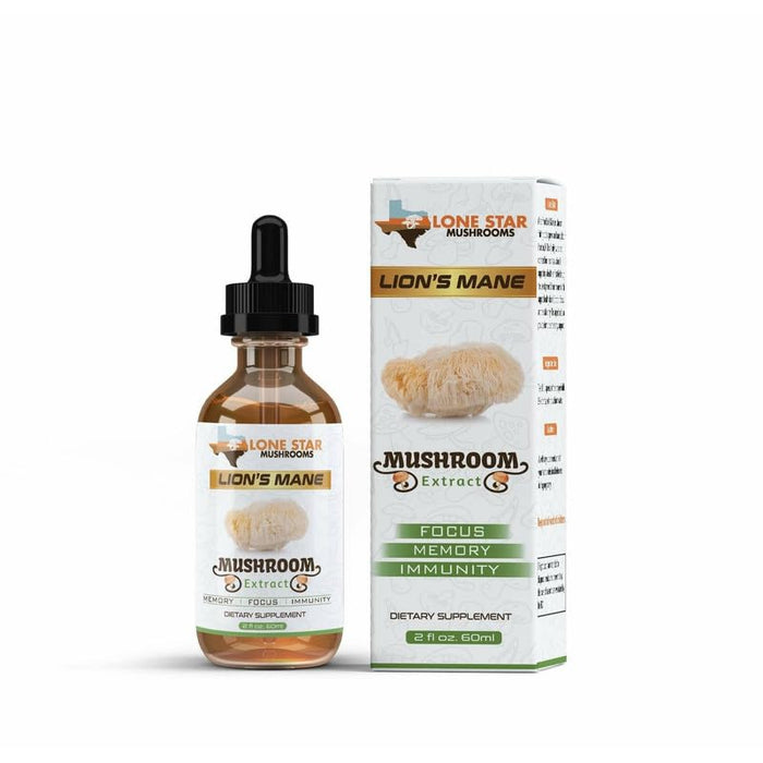 Lions Mane Mushroom Dual Liquid Extract | Fruiting Bodies only | Grown in USA | NO Grain/fillers | Highly Concentrated | Memory, Focus, Immunity