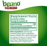 Beano Food Enzyme Dietary Supplement Tablets, 100 Tablets by Beano