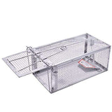 JGRZF Quality Rat Trap, Humane Live Animal Mouse Cage Traps, Catch and Release Mice, Rats,Chipmunk, Pests, Rodents and Similar Sized Pests for Indoor and Outdoor, 10.6 X 5.63 X 4.33 Inches, One-Door