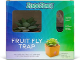 ZendoZones® Fruit Fly Trap Tranquil Tabitha, Terra Cotta Base