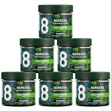 8Greens Daily Greens Gummies - Superfood Booster, Energy & Immune Support, Made with Real Greens, High in Antioxidants, Vitamin C, B12, Folate, Spirulina - Apple Flavored, 50 Vegan Gummies, Pack of 6